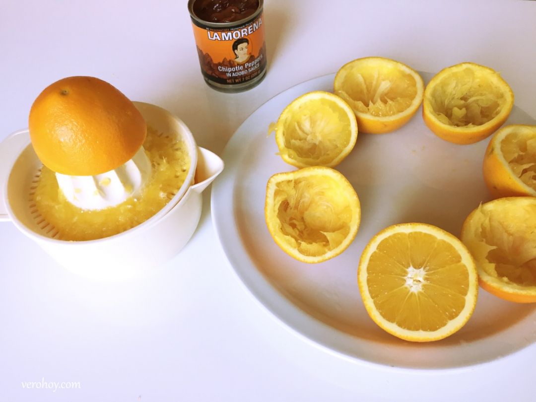 naranjas con La Morena